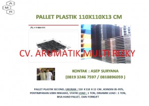 Pallet Plastik 110x110x13 cm SN4-1111